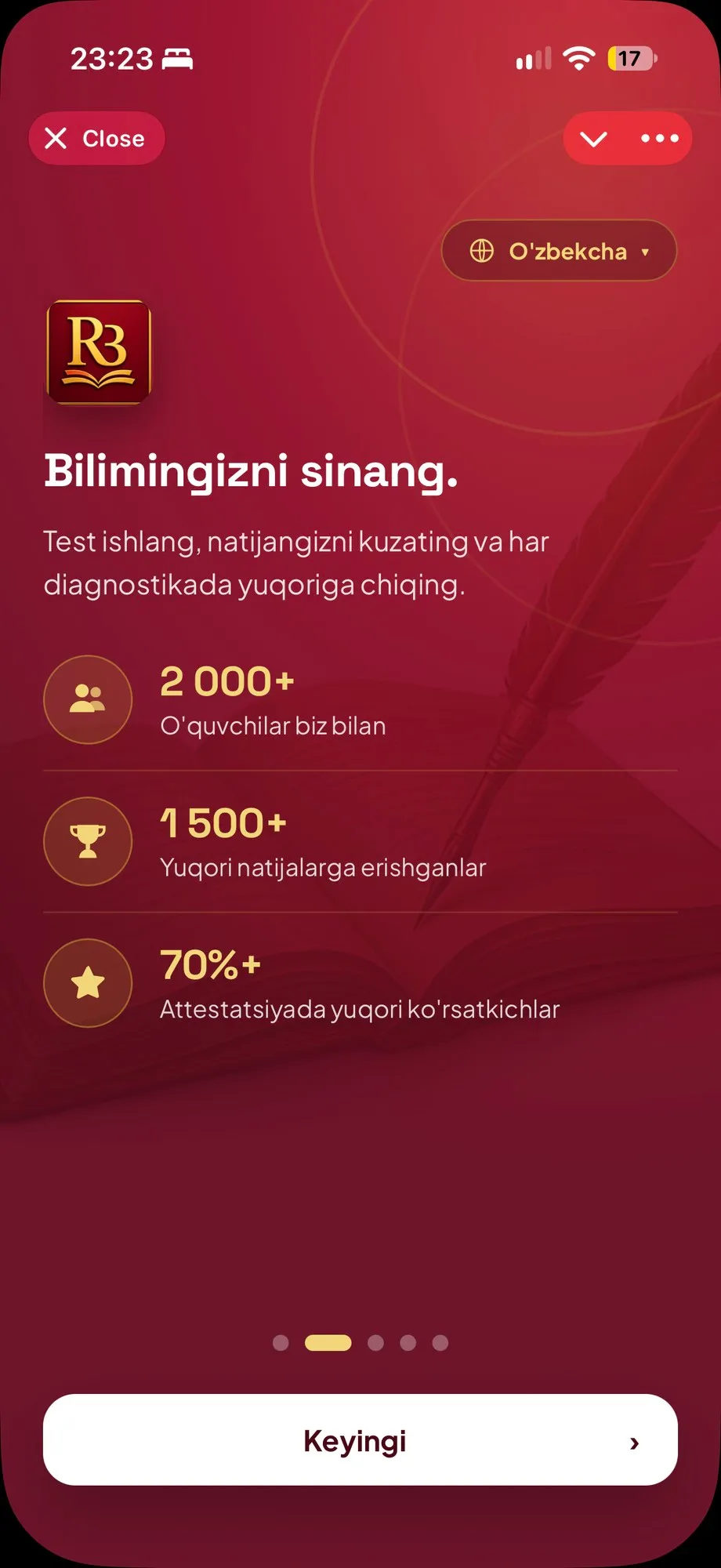 Telegram Mini App screen 2